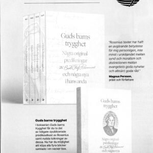 GUDS BARNS TRYGGHET volym I- IV - PREDIKNINGAR I ROSENIUS ANDA