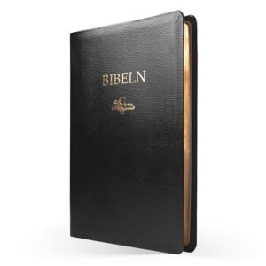 BIBEL  SFB98  SVART SLIM GULDSNITT