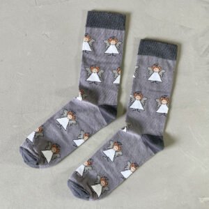 STRUMPOR MED ÄNGLAMOTIV