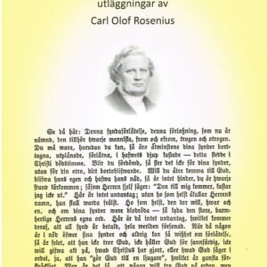 RÄTTFÄRDIGGÖRELSEN I KRISTUS - utläggningar av Carl Olof Rosenius